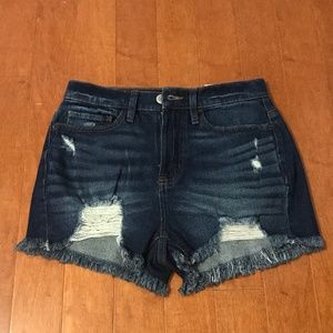 High rise curvy mom shorts